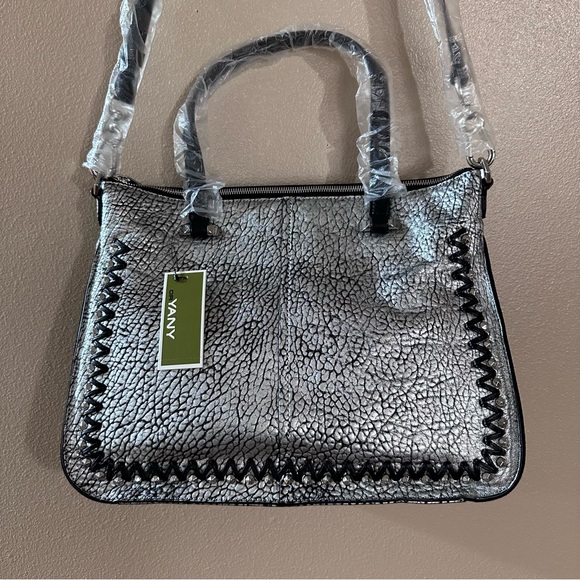 NWT orYANY Leather Suede Shoulder Crossbody Purse - Picture 2 of 13